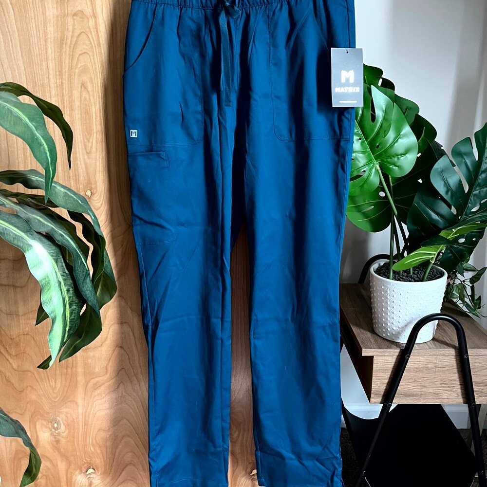 SOLD: Blue Matrix by Maevn Women's Solid Scrub Pants - Size Medium